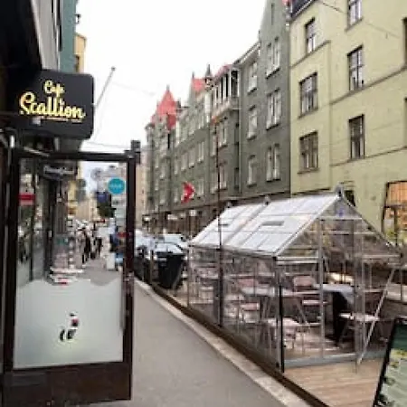 Punavuori-2 Drifting Clouds In Center * Helsinki